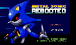 Metal Sonic Rebooted Title Screen
